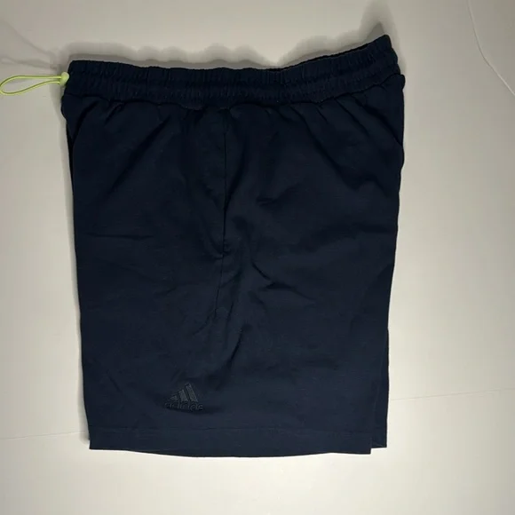 ADIDAS LIGHTWEIGHT AEROREADY GRAPHIC SHORTS RUNNING GYM SPORTS FITNESS MENS NAVY - Picture 11 of 15